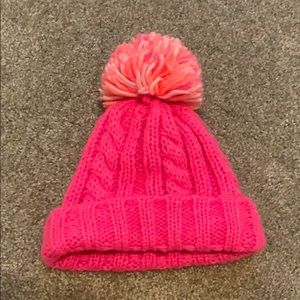 NWOT! Toddler Girls Pink Knit Beanie
